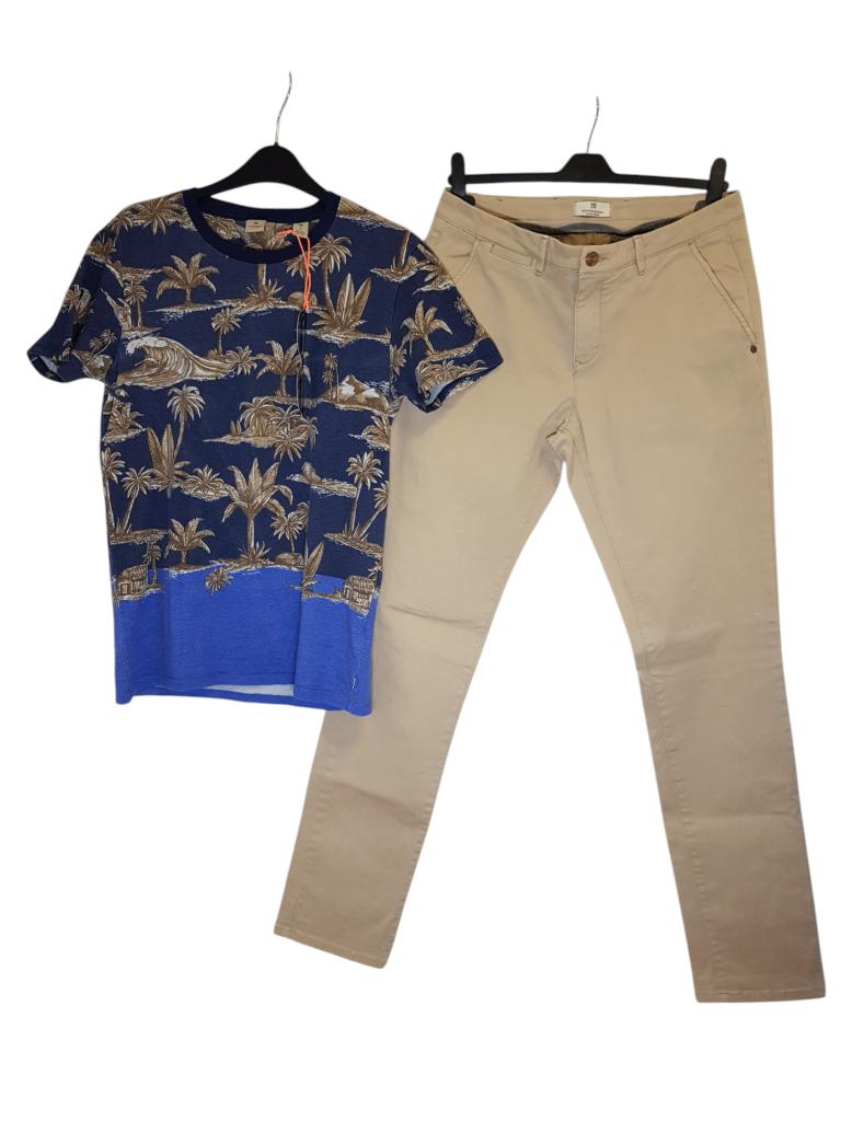 Mooie SCOTCH SHRUNK stretch jeans maat 16/176 zandkleurig., Kinderen en Baby's, Kinderkleding | Maat 176, Broek, Scotch Shrunk