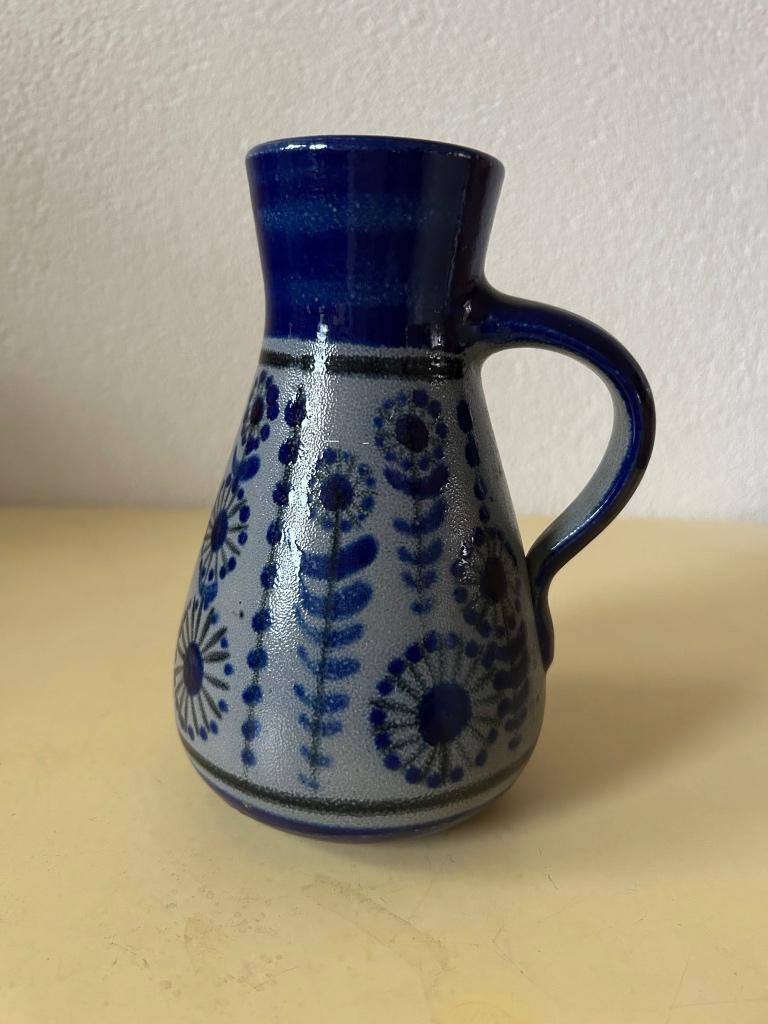 Vintage jaren 60 krugvaas Duitsland, Antiek en Kunst, Curiosa en Brocante, Ophalen of Verzenden