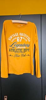 Geel longsleeve shirt van Name It, Kinderen en Baby's, Kinderkleding | Maat 122, Ophalen, Jongen of Meisje, Zo goed als nieuw