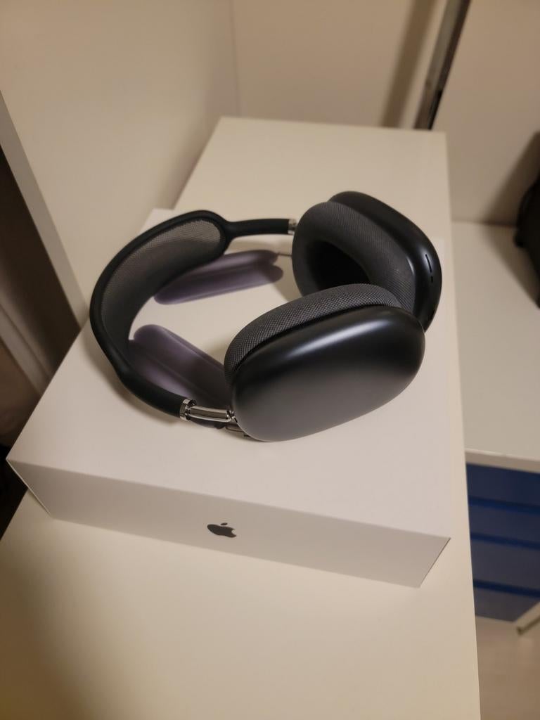 Apple Airpods Max Zwart incl factuur en winkelgarantie, Audio, Tv en Foto, Koptelefoons, Overige merken, Ophalen of Verzenden
