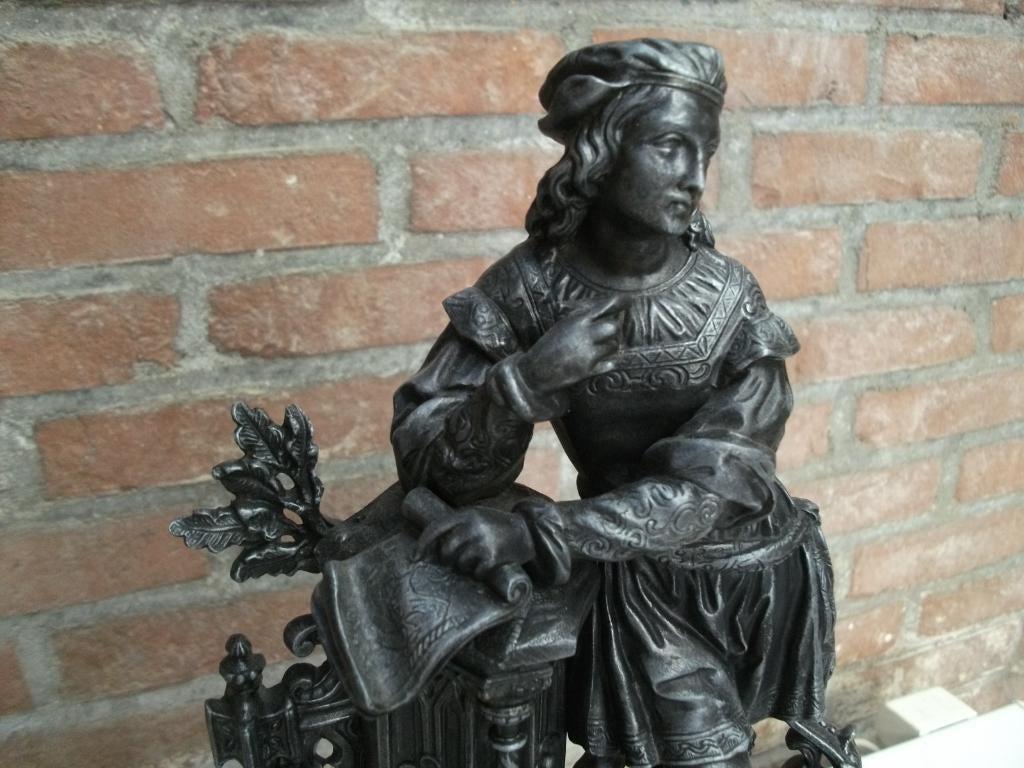 Antieke Franse Pendule, RAPHAEL uit ( 1855 ), Antiek en Kunst, Ophalen