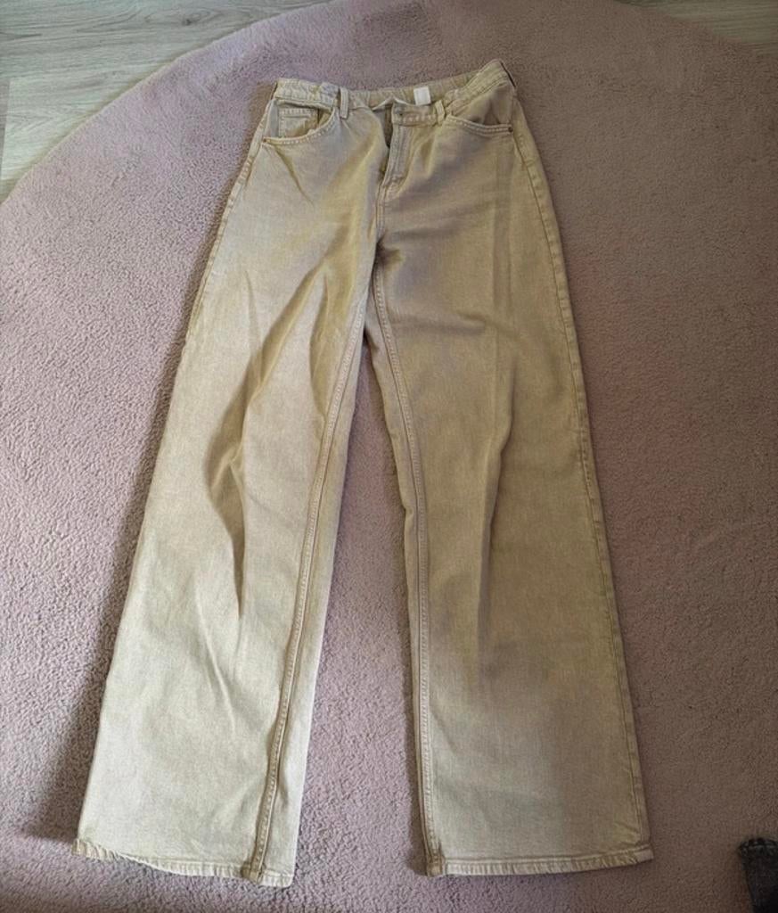 H&M Wide Leg Broek Meisjes Maat 170 (past ook S), Kinderen en Baby's, Kinderkleding | Maat 170, Ophalen of Verzenden, Meisje, Broek