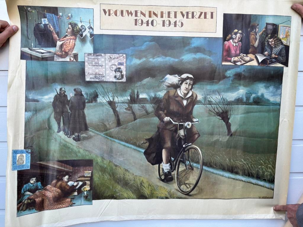 Oude schoolposters, Antiek en Kunst, Antiek | Schoolplaten, Ophalen, Natuur en Biologie