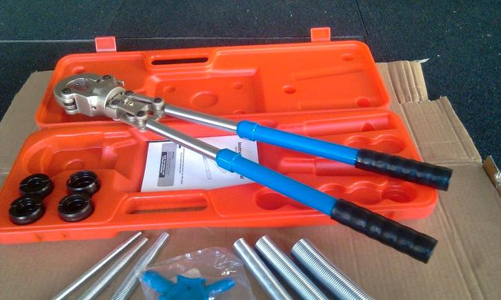 Meest complete perstang-set, voor bijna alle perskoppelingen, Doe-het-zelf en Verbouw, Gereedschap | Handgereedschap, Nieuw, Ophalen of Verzenden