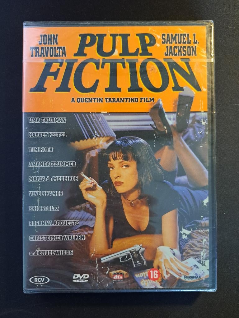 Pulp Fiction DVD - Quentin Tarantino Klassieker, Cd's en Dvd's, Dvd's | Thrillers en Misdaad, Vanaf 16 jaar, Ophalen of Verzenden