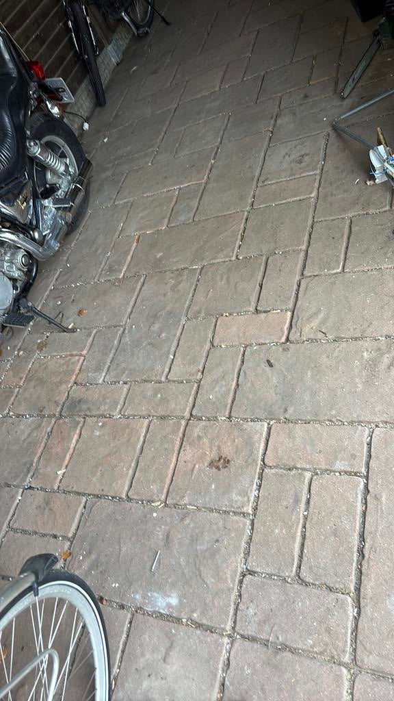 Tegels voor terras ca. 14m2, Ophalen, Zo goed als nieuw, Beton, Terrastegels