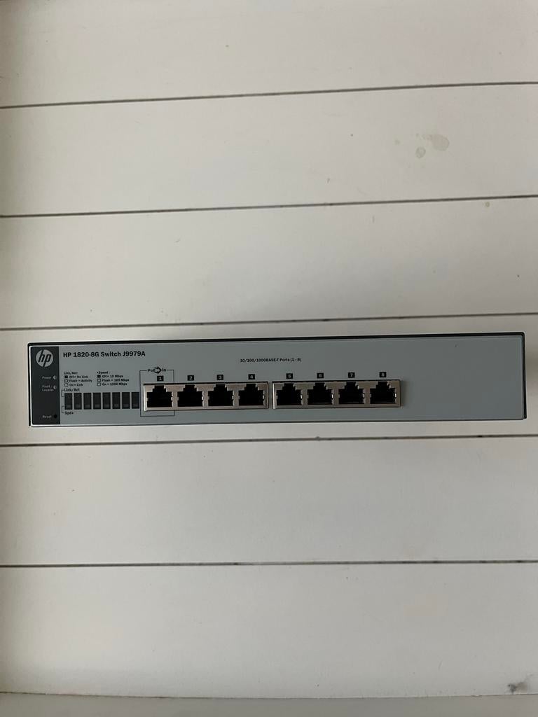 HP 1820-8G Switch J9979A, Ophalen, Gebruikt