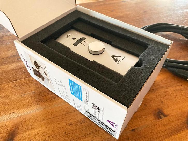 APOGEE ONE microfoon for IPAD en MAC (+aankoopbon), Muziek en Instrumenten, Microfoons, Zo goed als nieuw, Studiomicrofoon, Ophalen of Verzenden