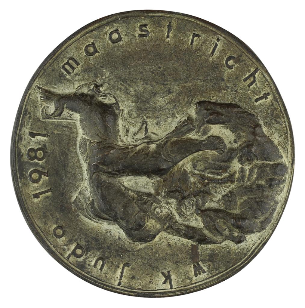 Arthur Spronken BRONS PRIJSPENNING WK JUDO MAASTRICHT, Verzenden, Brons, Nederland