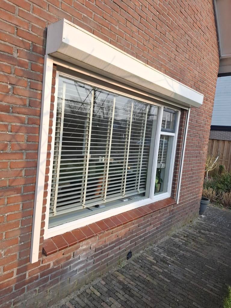 Rolluik met afstandsbediening, Ophalen, Wit, 200 cm of meer