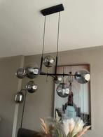 2 Moderne hanglampen met glazen bollen, Ophalen, Zo goed als nieuw, Glas, 50 tot 75 cm