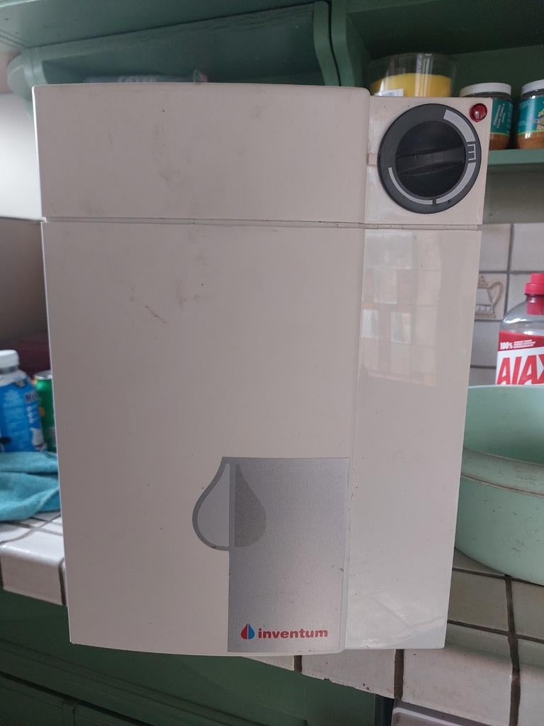 Inventum boiler 10 liter, Doe-het-zelf en Verbouw, Geisers en Boilers, Minder dan 20 liter, Ophalen, Gebruikt, Boiler