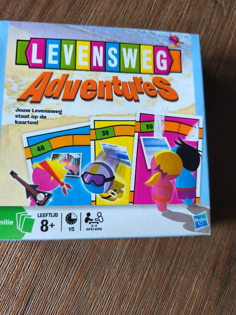Levensweg adventures, Drie of vier spelers, Ophalen, Zo goed als nieuw, Reisspel
