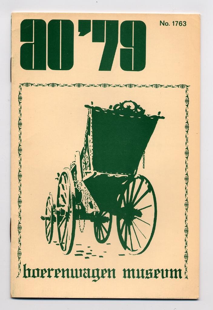 Boerenwagenmuseum - Buren Betuwe Gelderland - Boeren wagen, Gelderland, J.H. Kruizinga, Nieuw, Ophalen of Verzenden