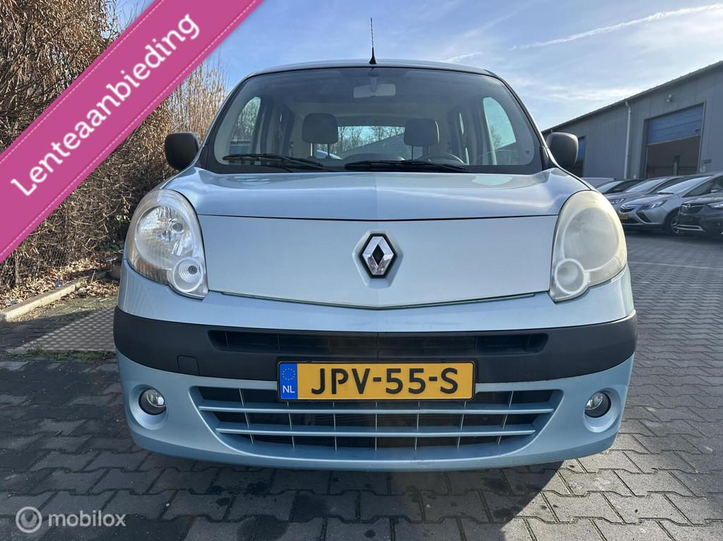 Renault Kangoo combi 1.6-16V Expression, Auto's, Gebruikt, 4 cilinders, Blauw, Bedrijf