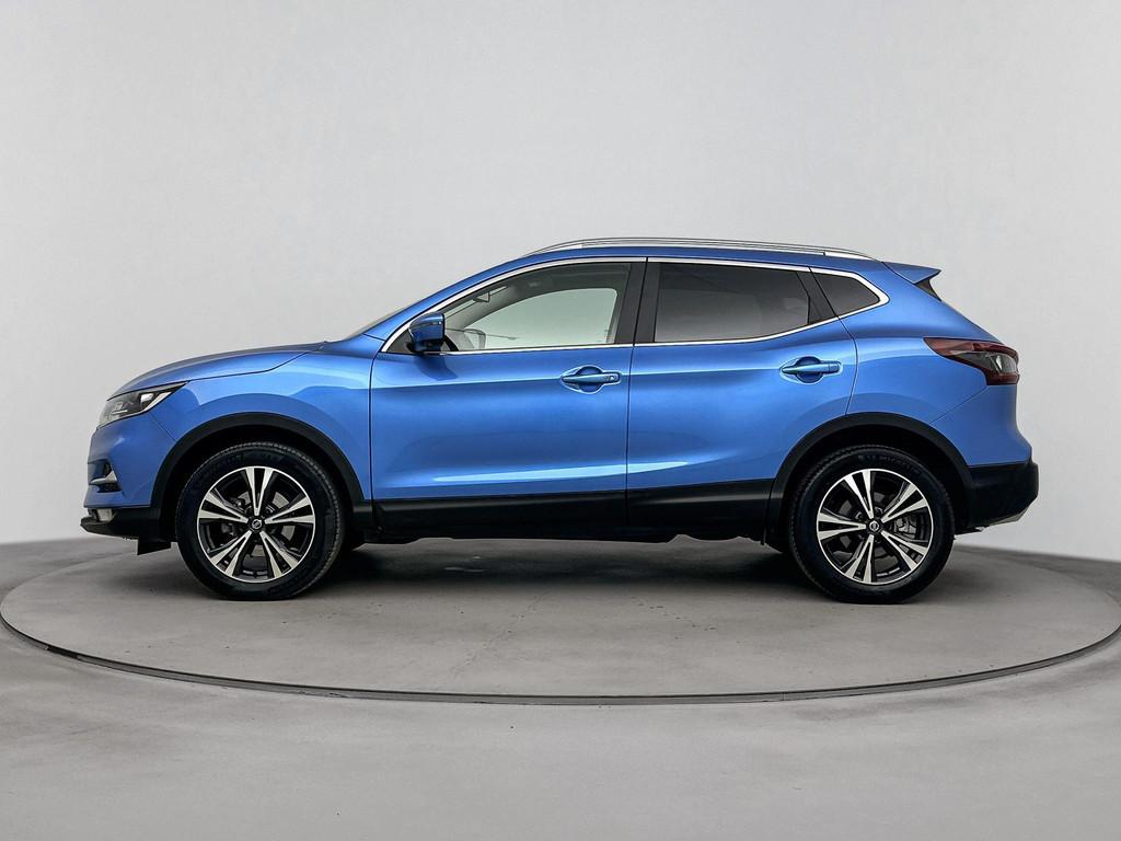 Nissan Qashqai 1.3 DIG-T Design Edition 140PK | Trekhaak | N, Auto's, Nissan, Gebruikt, 4 cilinders, Blauw, Origineel Nederlands