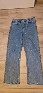 Most Wanted blauwe jeans met hartjes - Maat l lengte 30, Kleding | Dames, Blauw, Ophalen of Verzenden, Zo goed als nieuw, Most Wanted