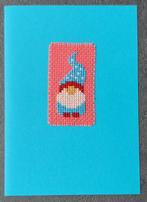 kaart met geborduurde gnoom (1820), Ophalen of Verzenden, Nieuw, Overige thema's