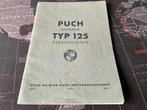 Puch Motorrad Typ 125 Ersatzteilliste, Verzenden, Overige merken
