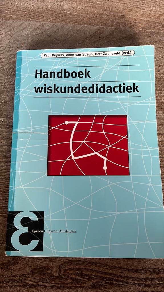 Handboek Wiskundedidactiek van Drijvers ea, Ophalen of Verzenden, Beta, Zo goed als nieuw