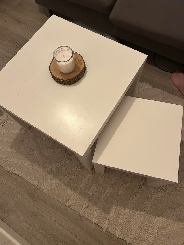 IKEA LACK tafelsetje - Zo goed als nieuw, Ophalen, Minder dan 45 cm, Minder dan 55 cm, Vierkant