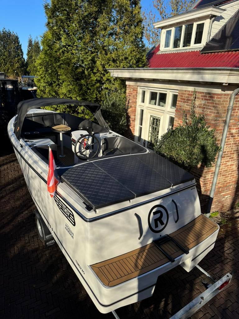 DEMO! TendR 20 50pk Honda €13500 KORTING *VOL OPTIES* Teak, 6 meter of meer, Nieuw, Ophalen of Verzenden, Buitenboordmotor