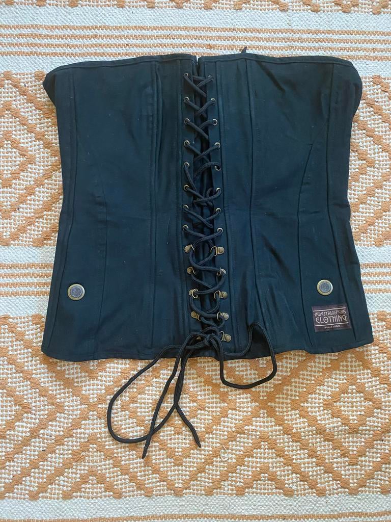 Steampunk Gothic Korset Alcatraz Gothic 2XL - Maat 2XL, Ophalen of Verzenden, Zo goed als nieuw
