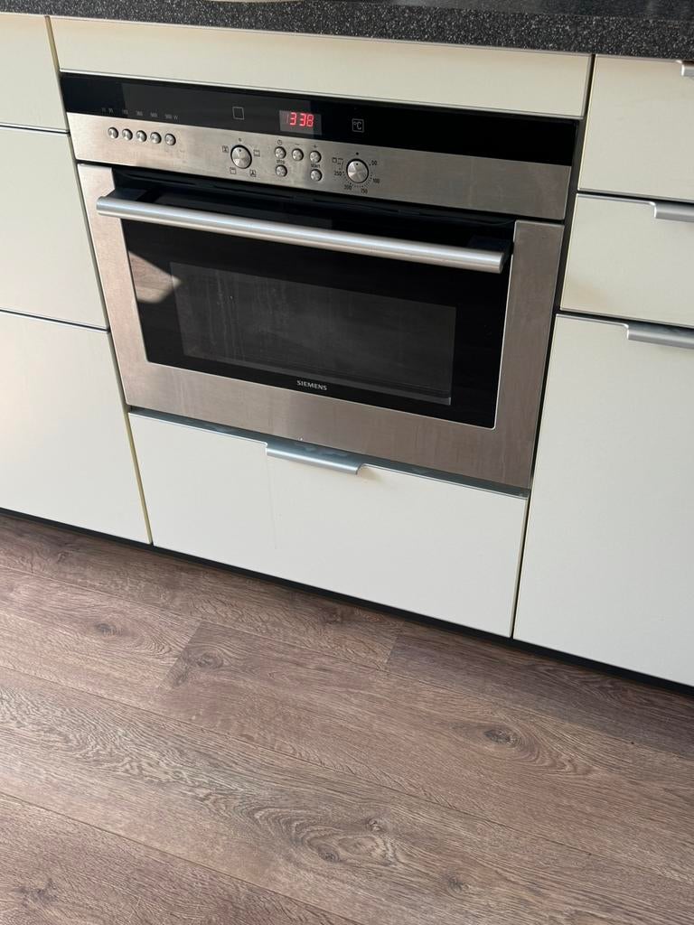Siemens inbouw combi-oven HTHB84K 42L, Gebruikt, Oven, Inbouw, Magnetronfunctie