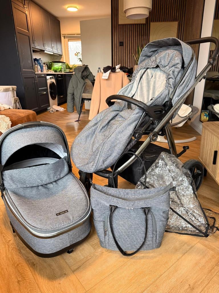Espiro Next Up 2-in-1 kinderwagen - Grijs, Overige merken, Ophalen of Verzenden, Zo goed als nieuw, Combiwagen