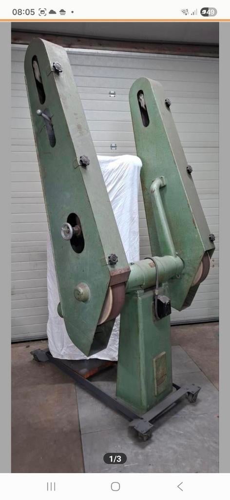 greif schuurband machine, Ophalen, 1200 watt of meer, Bandschuurmachine