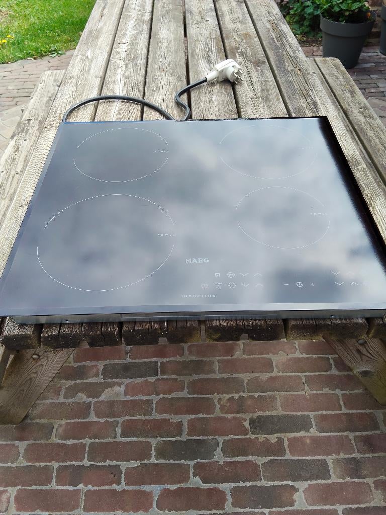 kookplaat, Witgoed en Apparatuur, Kookplaten, Ophalen, 4 kookzones, Zo goed als nieuw, Inductie
