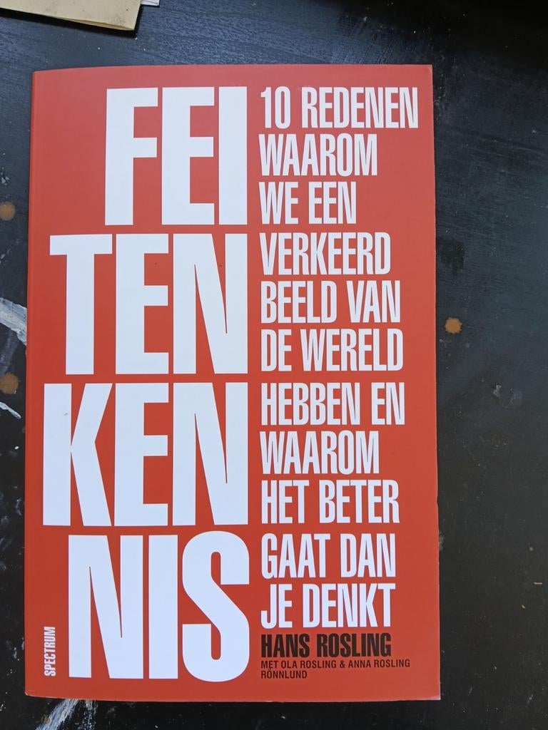 Feitenkennis - Hans Rosling, Boeken, Ophalen of Verzenden, Zo goed als nieuw, Hans Rosling, Sociale wetenschap