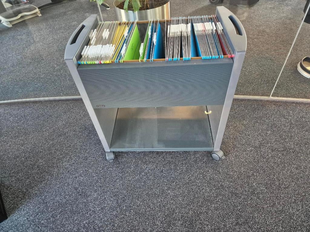 Smead hangmap trolley incl. mappen, Ophalen, Gebruikt