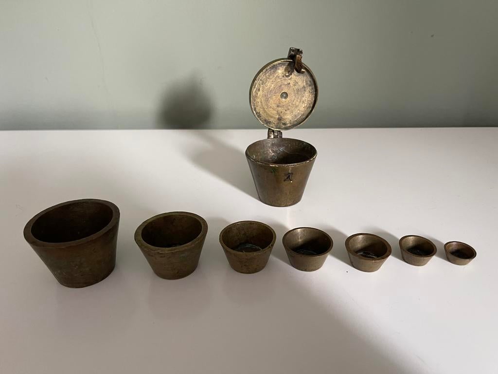 Pijlgewichten/sluitgewichten, Antiek en Kunst, Ophalen, Brons