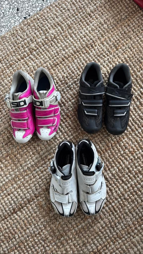 Kinder fietschoenen fietsschoentjes sidi, shimano, rogelli, Fietsen en Brommers, Ophalen of Verzenden, Zo goed als nieuw, Overige maten