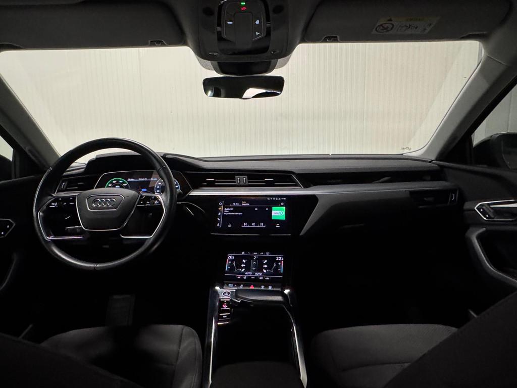 Audi E-tron E-tron 50 quattro Launch edition Vorsprung 71 kW, Auto's, Automaat, 71 kWh, Zwart, Leder
