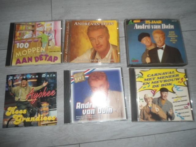 SETVOORDEEL! Diverse CD's André van Duin, Ophalen of Verzenden, Zo goed als nieuw, Levenslied of Smartlap