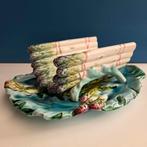 Salins faience Frankrijk asperge schaal met treef, Ophalen of Verzenden