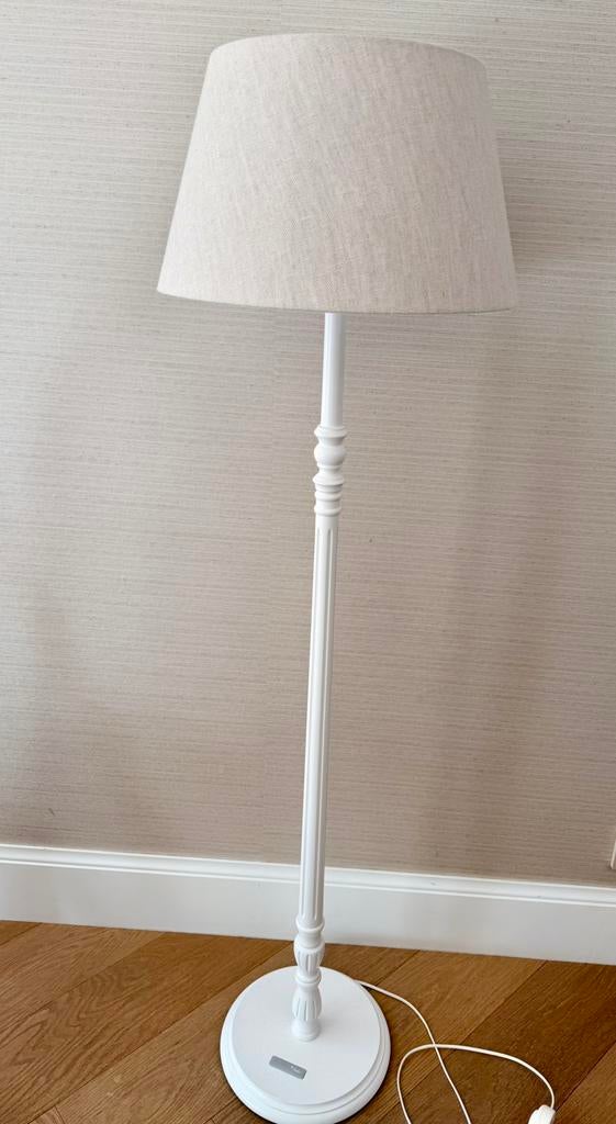 Theophile & Patachou Beige Lampenkap en Lampenvoet, Ophalen, Zo goed als nieuw, Stof, Minder dan 100 cm