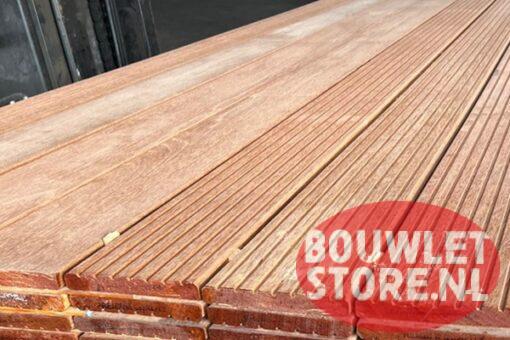 Vlonderplanken hardhout | Geschaafd 19x145mm | Keruing, Minder dan 25 mm, Nieuw, Ophalen of Verzenden, Plank