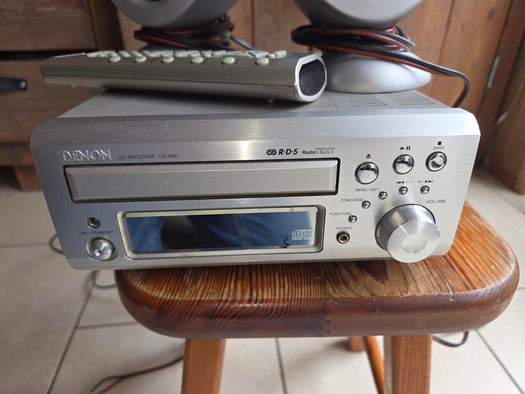 Denon  UD-M31 radio met KEF speakers (eitjes), Audio, Tv en Foto, Stereo-sets, Ophalen of Verzenden, Speakers, Denon