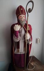 Oude mechanische ruitentikker winkel etalage sinterklaas, Diversen, Sinterklaas, Ophalen of Verzenden