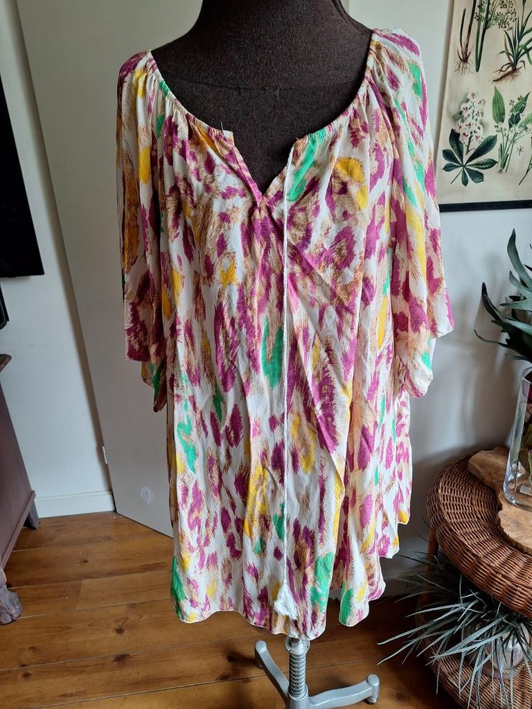 Jurk tuniek xl xxl, Ophalen of Verzenden, Zo goed als nieuw, Overige kleuren, Blouse of Tuniek