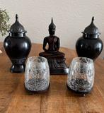 Boeddha set, Huis en Inrichting, Woonaccessoires | Boeddhabeelden, Ophalen of Verzenden, Zo goed als nieuw