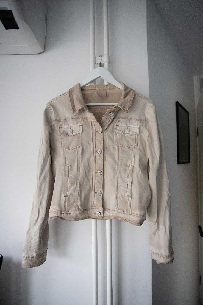 Beige jasje VS Miss Jeans maat S-M, Maat 38/40 (M), Beige, Ophalen of Verzenden, Jasje