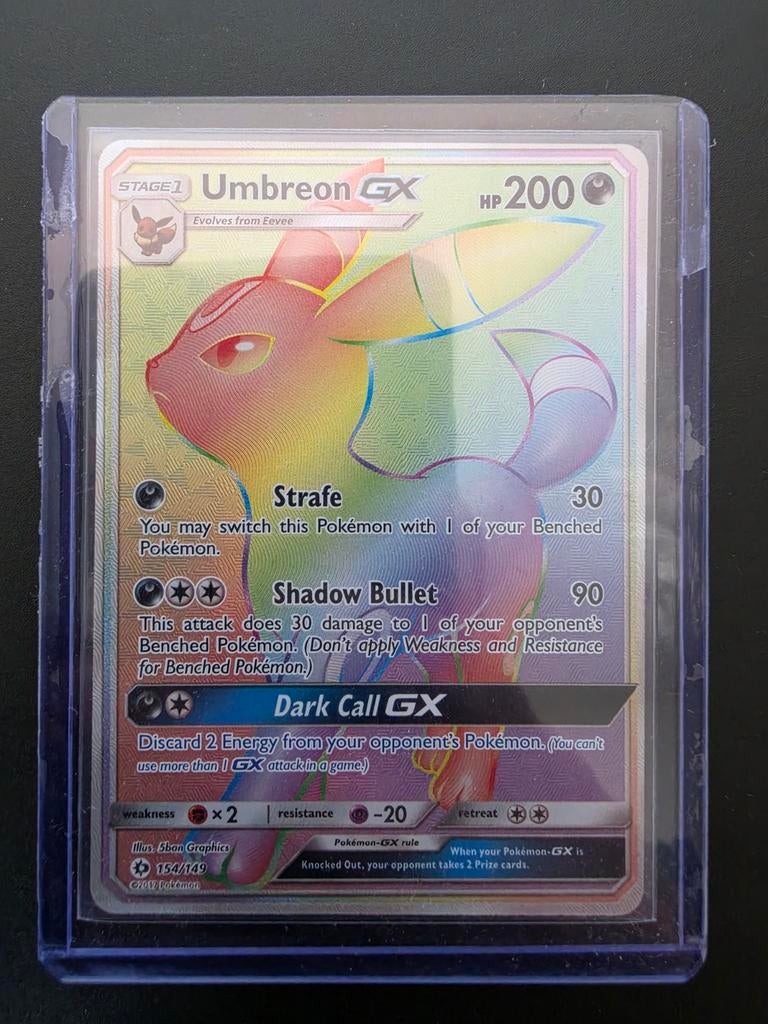 Umbreon GX 154/149 Sun&Moon Base, Ophalen of Verzenden
