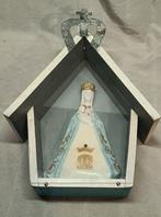 Antieke Belgische Gevelkapel met Mariabeeld, Ophalen of Verzenden