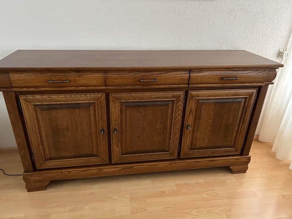 Mooi houten dressoir, Ophalen, Gebruikt, Met deur(en), 150 tot 200 cm