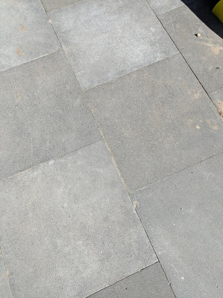 50x50 terrastegels antraciet 8 stuks, Ophalen, Nieuw, Beton, Terrastegels