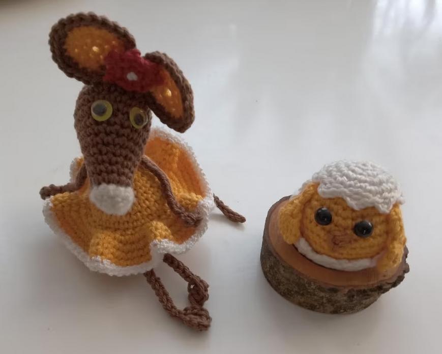 Gehaakte muis en kuiken, Oosterveldweg 15, 7274 DZ, Verzenden, Overige typen, Nieuw